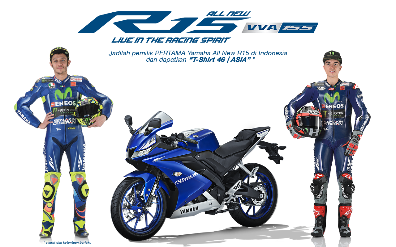 Jelas .. Inden online New R15 mulai 1 April 2017