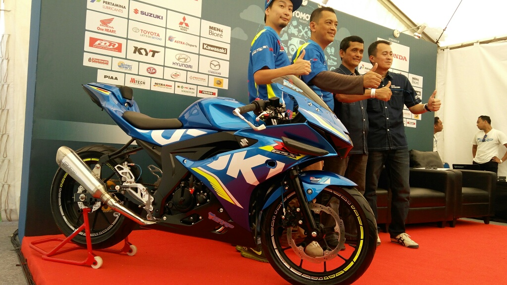 Suzuki Launching Racing Part SARP Cobra Series untuk GSX-R150