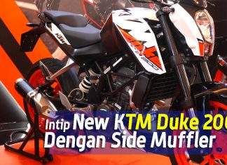 VLOG : Intip KTM Duke 200 MY2018 dengan ‘ Side Muffler ‘