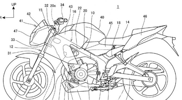 Scoop : Honda Patenkan Sasis Twin Spar Misterius Untuk CB250F - TMCBlog.com