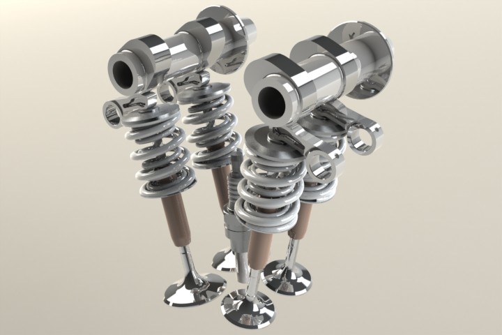 spring valve train
