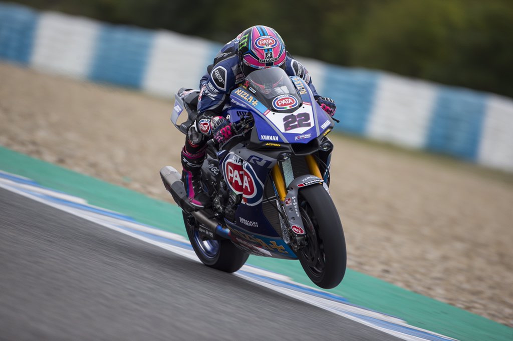 Yamaha R1 tercepat Test Pra Musim WSBK Jerez hari Pertama