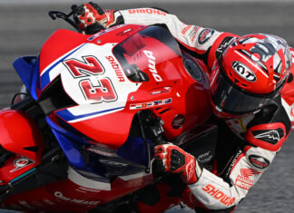Andi Gilang Memenangkan race 1 ASB1000 ARRC Final 2024