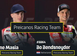 Tim Pertamina Mandalika GAS UP berubah nama jadi Preicanos Racing Team