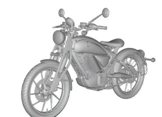 Desain Paten Royal Enfield Klasik Electric