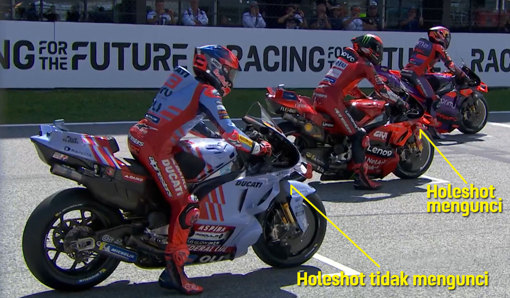 Penjelasan LENGKAP Masalah Marc Marquez di Awal Race MotoGP Austria 2024