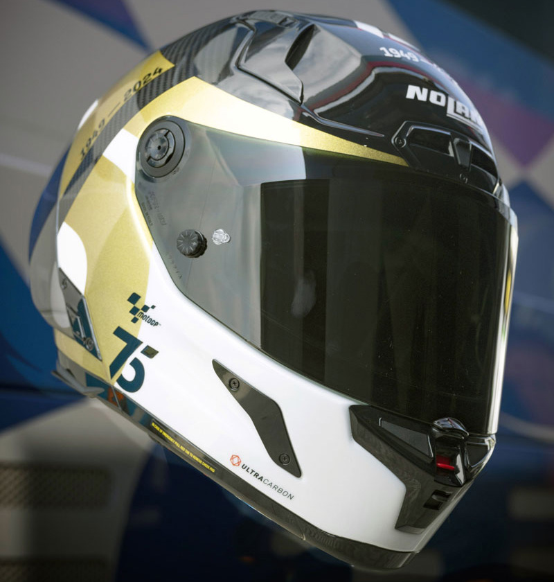 Nolan Rilis X-804 RS Ultra Carbon Livery 75 Tahun GP . . Super Rare Hanya 3 Unit !