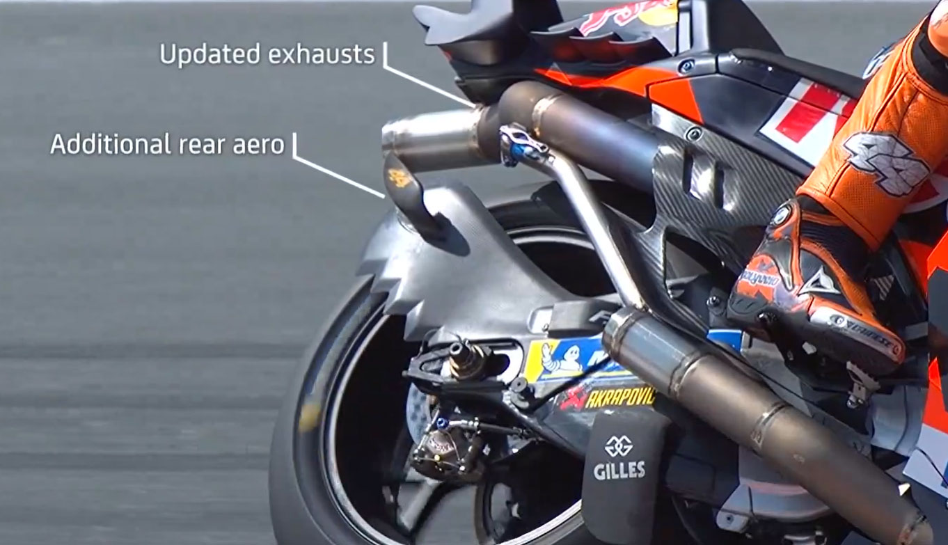 Tech-Talk : Analisis Aero Winglet Swingarm Baru KTM RC-16 di Red Bull Ring 2024