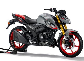 TVS Apache RTR 160 4V Terbaru Sudah Pakai Suspensi Up-side Down
