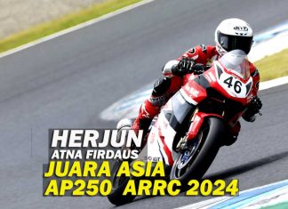 HERJUN Juara Asia AP250 ARRC 2024 menggunakan Honda CBR250RR