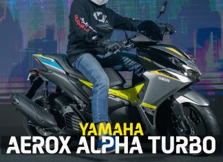 New Yamaha AEROX ALPHA “TURBO” Skutik Supersport!!