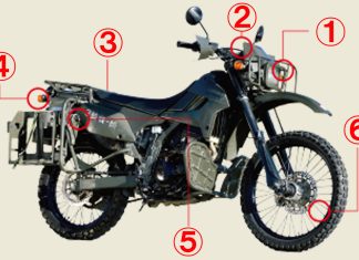 Intip Kawasaki KLX250 Versi Kendaraan Taktis Intai Pasukan Bela Diri Jepang