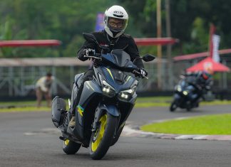 Segitu Serunya Acara Track Day Yamaha Aerox Turbo di Sentul
