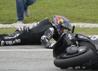 Aprilia dan Michelin Beda Pendapat Soal Data Ban Saat Martin Crash