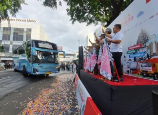 AHM Super Konsisten !! Berangkatkan 2.572 Pemudik 2025 Ke Semarang dan Yogyakarta