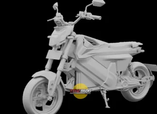 BOCORAN : SAVART EV Siapkan Motor Listrik Urban Naked : SAVART V-1P