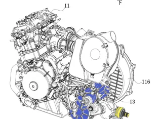 CFMoto Desain Mesin Dua Silinder dengan CVT & Gardan
