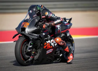 Aprilia Tes Aragon Dengan Calon Homologasi Aero-Body Kedua
