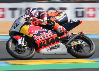 Ramadhipa finish P5 Race 1 RBRC Misano 2025 . . Uriarte Juara RBRC 2025