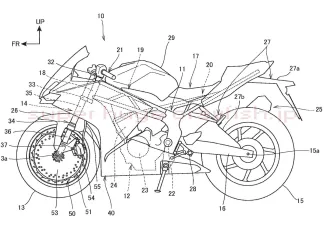 Honda Ungkap Rencana Cakram Rem Depan Ganda CBR250RR di Desain Paten