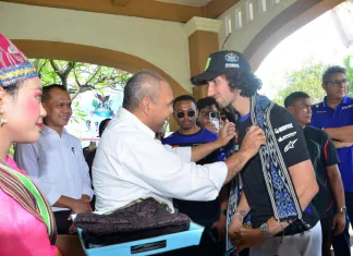 Ratusan Pelajar Mataram Meet & Greet dengan Quartararo & Alex Rins