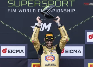 Dengan New Yamaha R9, Stefano Manzi Juara Dunia FIM Supersport 2025
