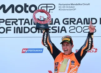 Jose Antonio Rueda Segel Gelar Juara Dunia Moto3 2025 di Mandalika