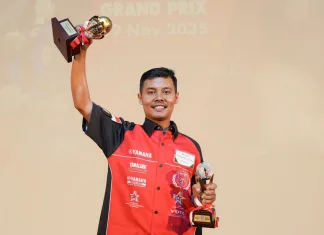Teknisi Indonesia Robet B Simanullang Juara 3 World Technician Grand Prix