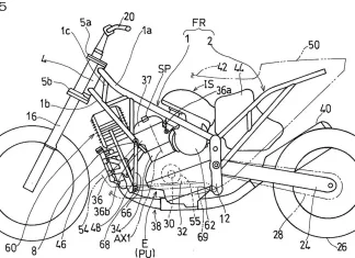 Scoop : Desain Paten Big Scooter Hybrid Kawasaki . . J Hybrid?