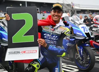 Aldi Satya Mahendra Podium 2 Race 2 Supersport Phillip Island 2026