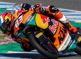 VEDA Berjarak 1,6 detik dari Carpe sebagai yang tercepat di H1 Tes Moto3 Jerez 2026