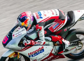 Veda Ega Pratama Finish P5 Race Moto3 Thailand 2026