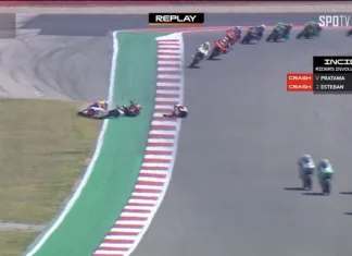 Drama Highside Gagalkan Veda Pratama, Guido Pini Raih Kemenangan Perdana Di Moto3 Amerika 2026