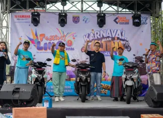 Yamaha Karnaval GEAR ULTIMA Resmi Menyapa Depok, Pesta Rakyat Seru Bertabur Varian Hybrid Baru Plus Smart Key!