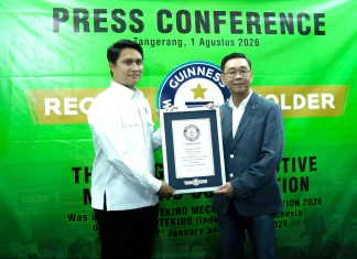 Tekiro Raih Apresiasi Guinness World Records