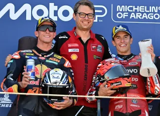 Ketika Bos Ducati Tak Bisa Sembunyikan Kegembiraan Atas Podium Pebalap KTM di Aragon