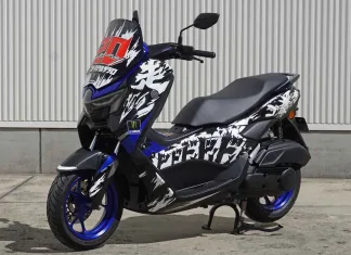Intip Grafis Spesial Yamaha NMAX Skuter Paddock MotoGP Motegi 2026