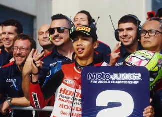 Ramadhipa Podium 2 Race 1 Moto3 Junior Aragon 2026
